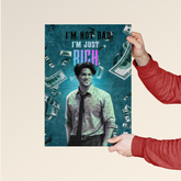I'm Just Rich – Retro Money Vibes Poster